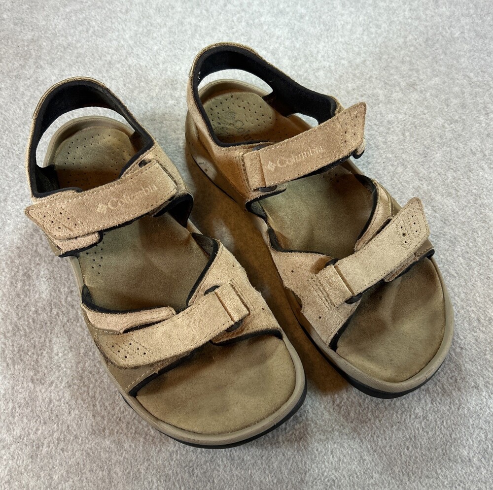 Men's Columbia Sandals Techlite Size 10 Beige